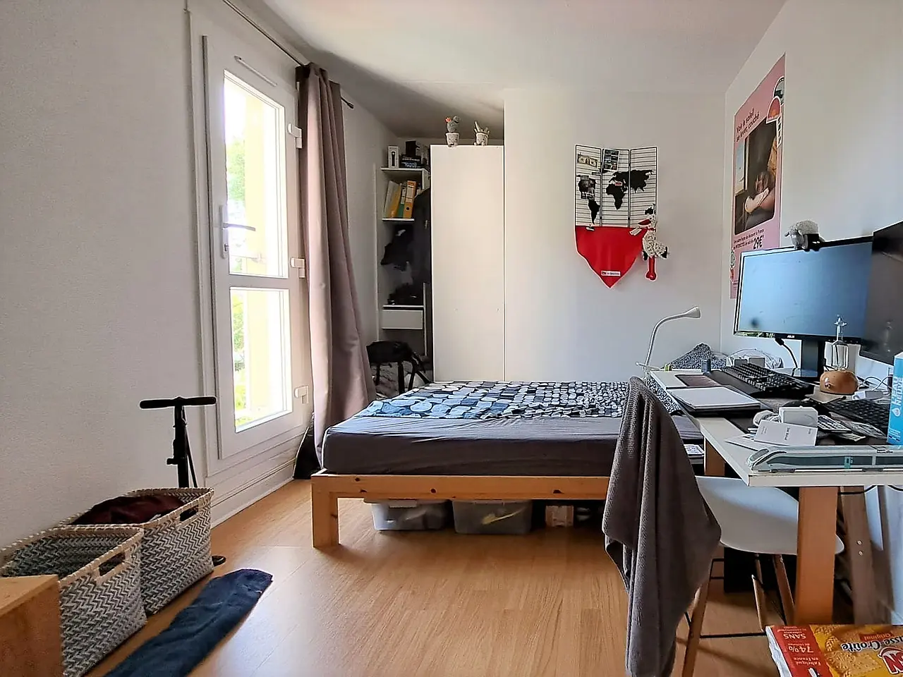 Colocation meublée de 87.0m2 - 549€ - Cergy