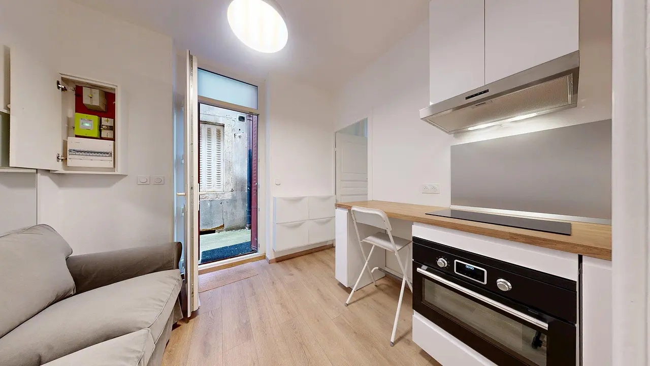 Appartement meublé de 20.6m2 - 500€ - Dijon