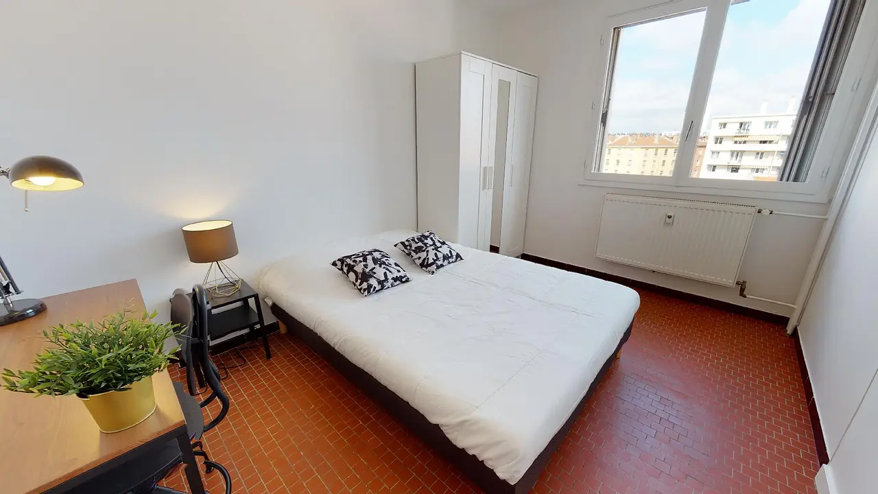 Colocation meublée de 82.0m2 - 520€ - Villeurbanne