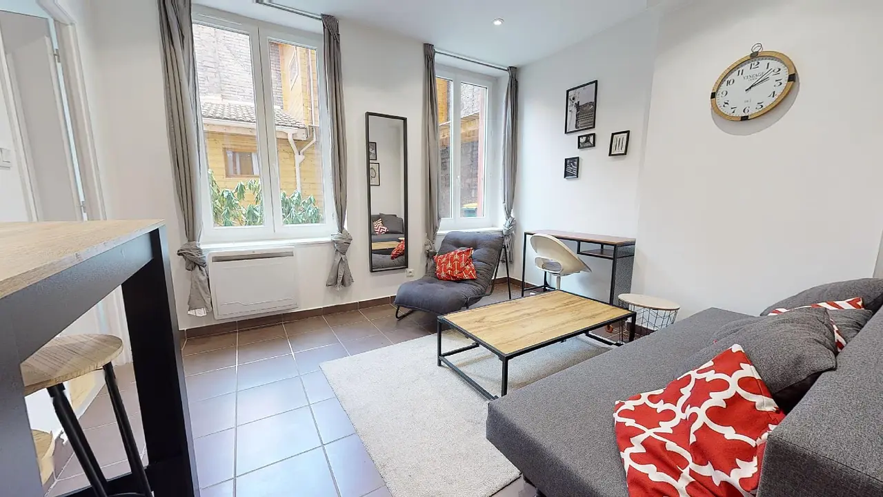 Appartement meublé de 29.0m2 - 418€ - Saint-Étienne