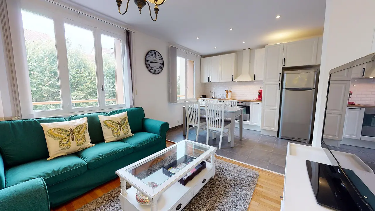 Appartement meublé de 63.0m2 - 1269€ - Lyon