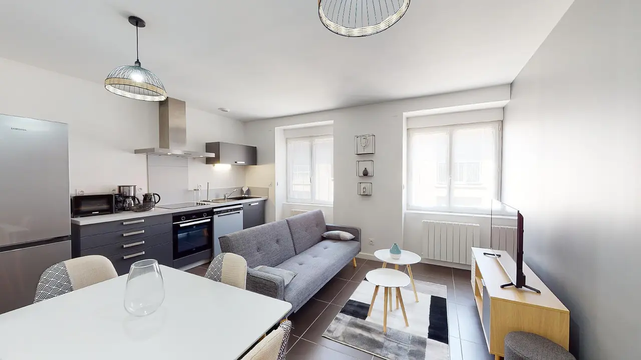 Appartement meublé de 52.0m2 - 695€ - Saint-Étienne
