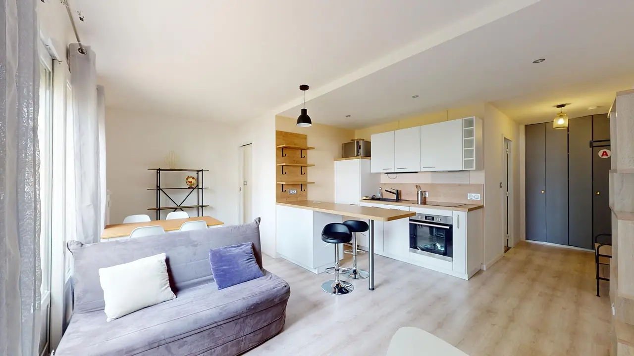 Appartement meublé de 52.41m2 - 750€ - Angers