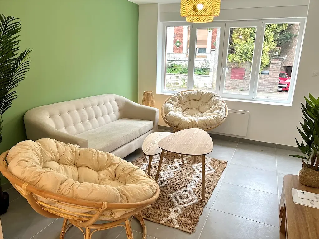Colocation meublée de 109.55m2 - 490€ - Faches-Thumesnil