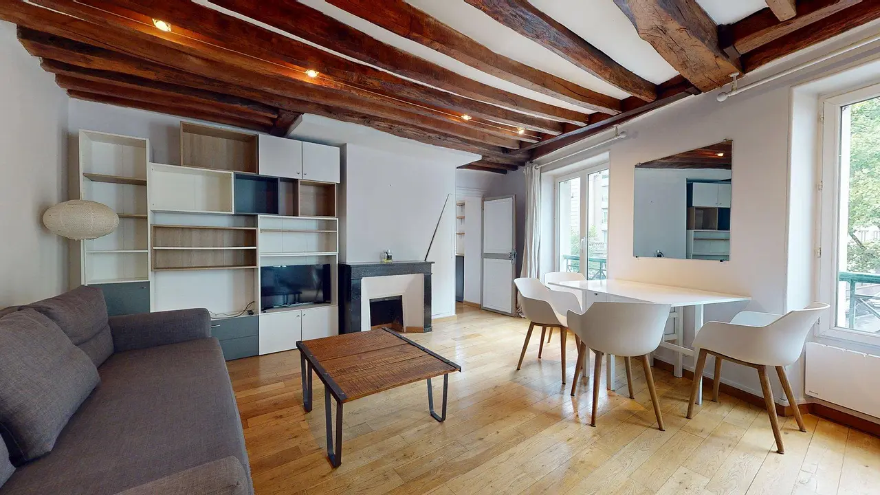 Appartement meublé de 51.0m2 - 1490€ - Paris