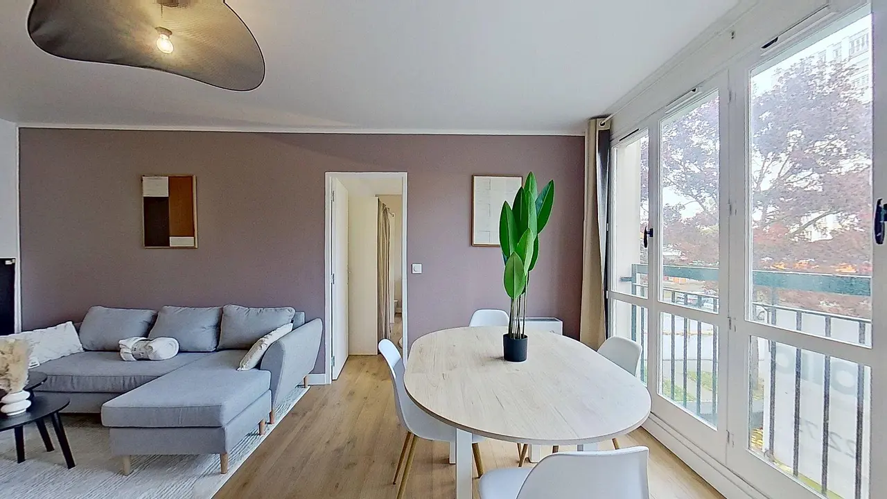Colocation meublée de 75.26m2 - 330€ - Rouen