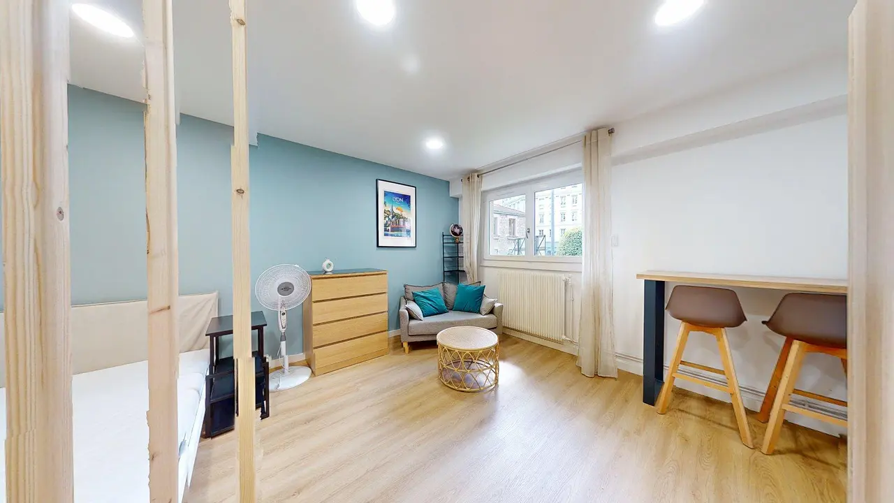 Appartement meublé de 27.0m2 - 786€ - Lyon